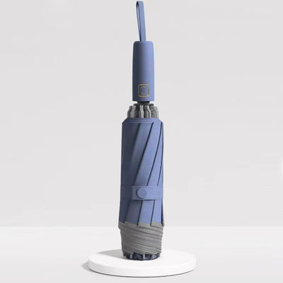 Металлический вал 10K Обратный ветроустойчивый зонтик Sombrinha Корпоративный подарочный набор