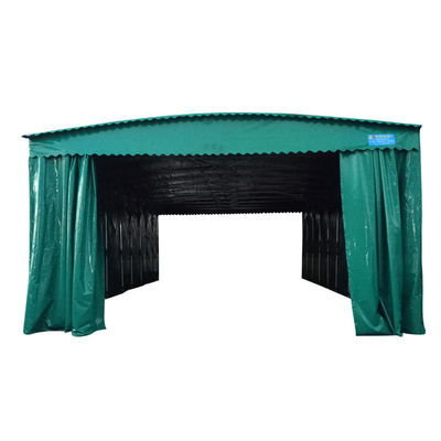 Гальванизированная стальная рама толкательная и тягательная складная гаражная автостоянка для водонепроницаемой автомойки