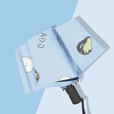 Металлический вал солнечный дождь творческий солнечный зонтик с напечатанным логотипом и ручным управлением