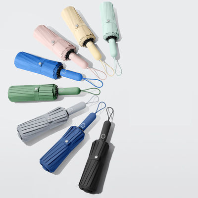 Настраиваемый логотип для печати Двухцелевой трехслойный зонтик для защиты от солнца и дождя