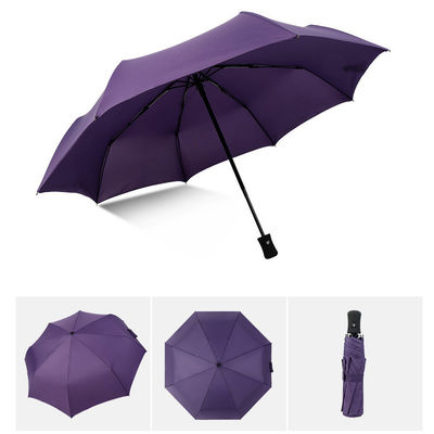 Складка Функция ветроустойчивый туристический зонтик с настраиваемой тканью и цветовыми опциями