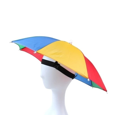 Защита от ультрафиолетовых лучей от солнца Custom Logo Printing Head Hat Shape Umbrella для взрослых и детей