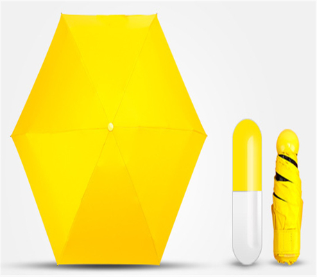 19 дюймовый 6K 190T Pongee Mini Pocket Capsule Umbrella идеально подходит для рекламы или подарок