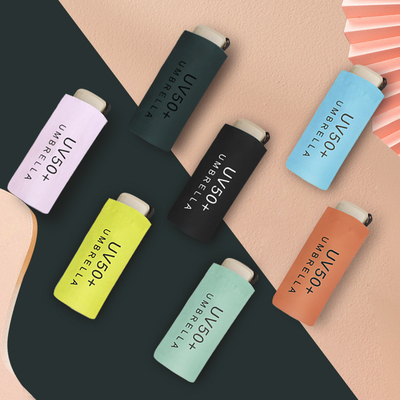 Путешествуйте в стиле с Super Mini Pocket Anti UV Umbrella Золотые металлические стекловолокнистые ребра