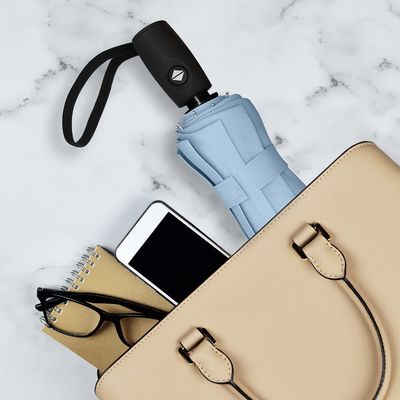 Ультрафиолетовый черный 190T Понги двойной навес туристический зонтик для защиты от дождя и ветра