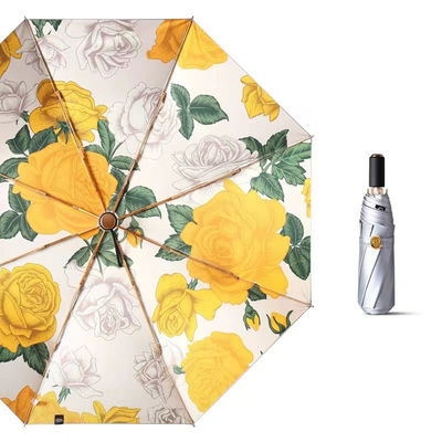 Реклама продукта Парашютиная статья Цветовой клей Парашютиная 3 складная серебряная титановая УФ-защита