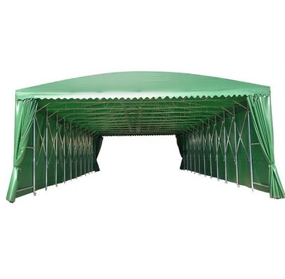 Гальванизированная стальная рама толкательная и тягательная складная гаражная автостоянка для водонепроницаемой автомойки