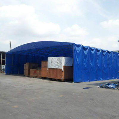 Гальванизированная стальная рама толкательная и тягательная складная гаражная автостоянка для водонепроницаемой автомойки