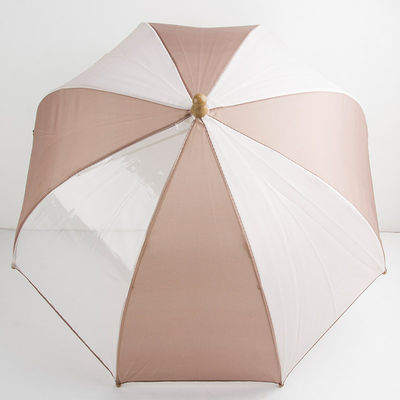 Классический детский длинный зонтик идеально подходит для девочек школы и повседневных нужд Розовый