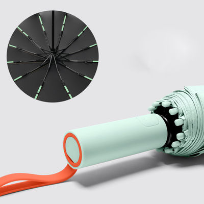 Ультрафиолетовая защита 72 ребра 3 сложных зонтика с контрастными цветами и индивидуальным логотипом