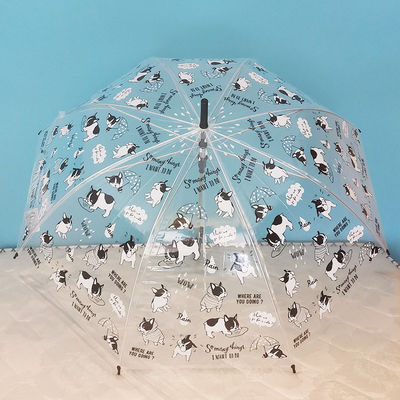 Детский зонтик от 3 до 9 лет с индивидуальным логотипом с ультралегким и прозрачным дизайном