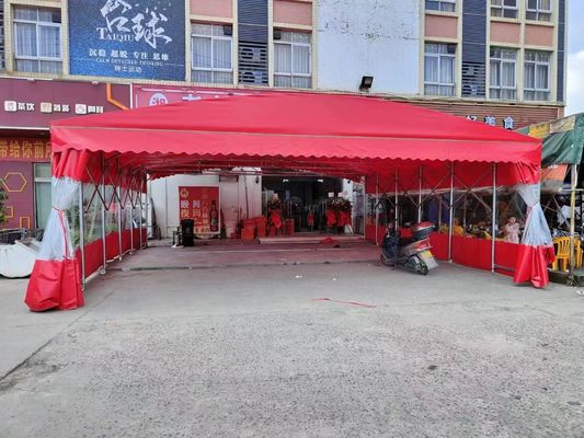 Специализированная печать на открытом воздухе, растяжка, толчок и вытяжка палатки для легкой парковки