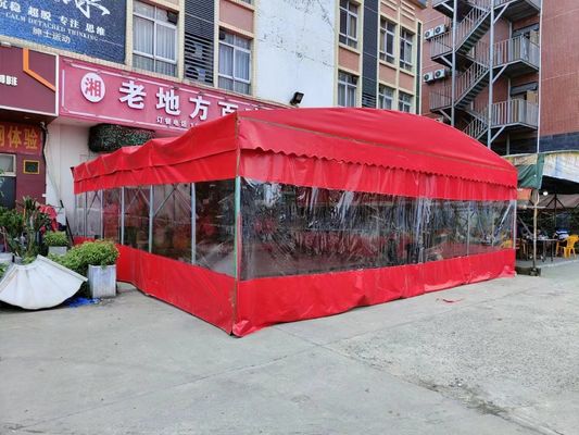 Специализированная печать на открытом воздухе, растяжка, толчок и вытяжка палатки для легкой парковки