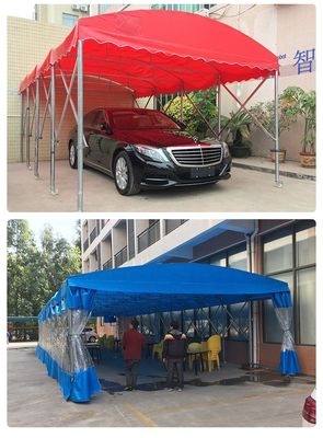 Специализированная печать на открытом воздухе, растяжка, толчок и вытяжка палатки для легкой парковки