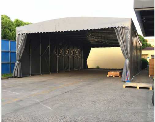 Продолжительность жизни около 10 лет Наружное мероприятие Большой склад Телескопический передвижной колесный тент