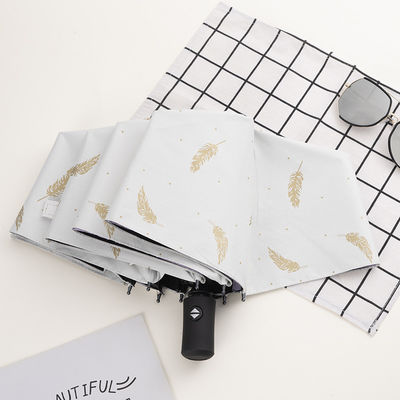 Металлический вал солнечный дождь творческий солнечный зонтик с напечатанным логотипом и ручным управлением