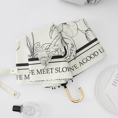 Двухфункциональный французский зонтик для женщин Автоматический складной солнцезащитный крем и защита от дождя