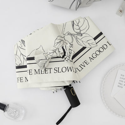 Двухфункциональный французский зонтик для женщин Автоматический складной солнцезащитный крем и защита от дождя