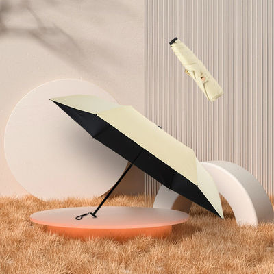 Понги материал 5K 19 дюймовый японский тройной складной зонтик для защиты от дождя и солнца