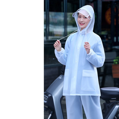 RAINWEAR для женщин Личный дождевой шторм Мотоцикл Электрическое транспортное средство Интегрированный рабочий костюм