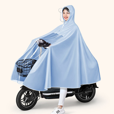Custom Logo Printing Rain Poncho for Men and Women Riding Battery Car or Bicycle (Поншо для мужчин и женщин, использующих батарейные автомобили или велосипеды)