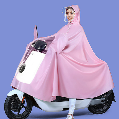 Custom Logo Printing Rain Poncho for Men and Women Riding Battery Car or Bicycle (Поншо для мужчин и женщин, использующих батарейные автомобили или велосипеды)