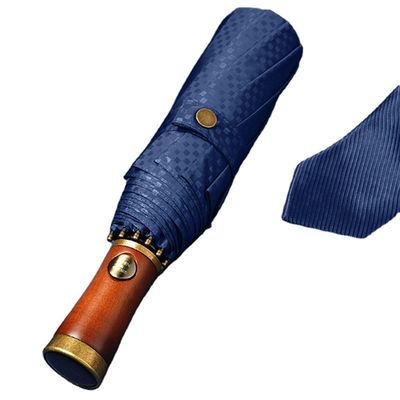 Настроенный логотип Рекламный зонтик Двойной ветроустойчивый Один клик Открыть и путешествовать-дружелюбный