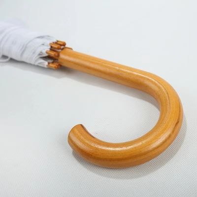 На заказ цветные зонтики в Испании с длинной стекловолокнистой рамой и деревянной ручкой