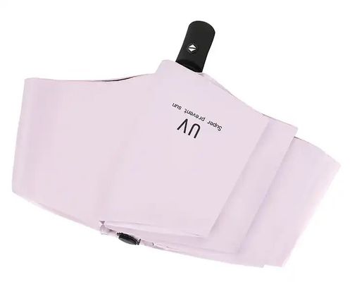 Стиль минимализма Трехслойный автоматический зонтик с солнцезащитным кремом и двойной УФ-защитой