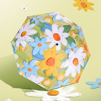 Logo Print 3 Fold Авто солнечный зонтик для модного путешествия и защиты от дождя