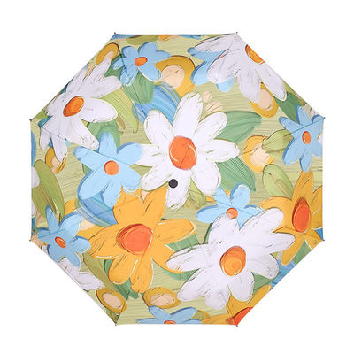 Logo Print 3 Fold Авто солнечный зонтик для модного путешествия и защиты от дождя