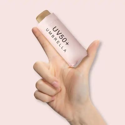 Пять Fold 6k UV солнечный зонтик мини складной карманный зонтик подарок с 87 см открытым диаметром