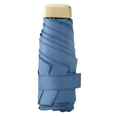 Пять Fold 6k UV солнечный зонтик мини складной карманный зонтик подарок с 87 см открытым диаметром