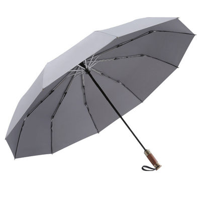 Бизнес трехслойный укрепленный ветроустойчивый зонтик с 25 дюймовой большой поверхностью зонтика