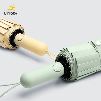 Настраиваемый логотип для печати Двухцелевой трехслойный зонтик для защиты от солнца и дождя