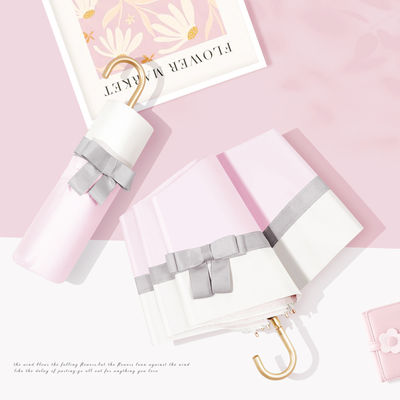 Настраиваемая изогнутая ручка солнцезащитный зонтик УФ-защита компактный и портативный для женщин