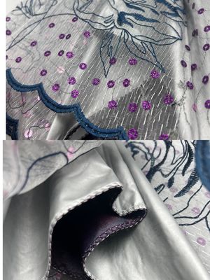 Шампань для взрослых с вышитой розовой полосой с ветростойкой функцией и легким дизайном