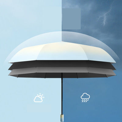 Зонтик с двойным солнцем и двойной защитой от солнца для взрослых 12 к 23 дюйма