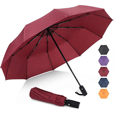 Настраиваемый логотип с тремя секциями складной зонтик дождь и солнце