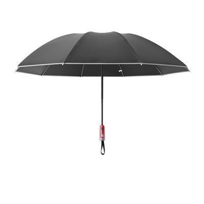 Зонтик безопасности для взрослых с механической ручкой и большим покрытием