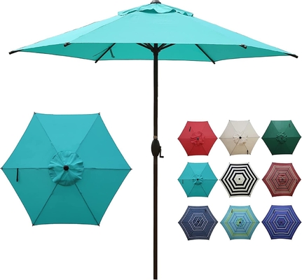 Custom Logo Print Umbrella Factor Модный патио зонтик с лоскутами и солнцезащитным укрытием