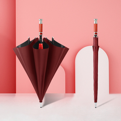 Специализированный Open Auto Big Windproof Lotus Frame Golf Umbrella для бизнеса Rolls-Royce