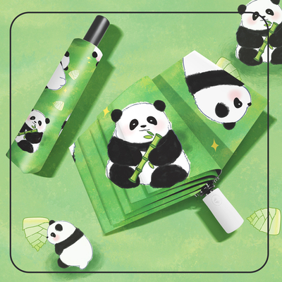Полно-автоматический зонтик Panda Design для детей и взрослых