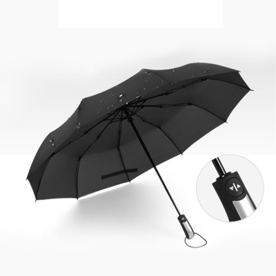 Custom Logo Windproof 3 Fold Авто открытый зонтик для бизнеса наружной рекламы