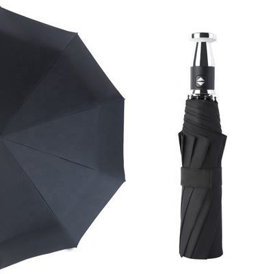Custom Logo Printed Dual- Umbrella and Anti-UV/Rain Protection with Black Metal Shaft (Логотип на заказ, напечатанный с двойным зонтиком и защитой от ультрафиолетовых лучей и дождя с черным металлическим валом)