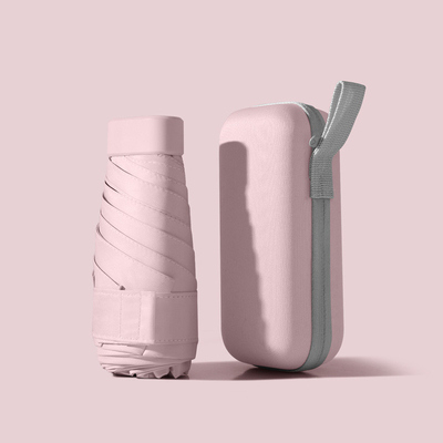 Оптовая Mini Umbrella UV Block 6 сложной картонной сумки с зонтиком легко носить двойной использованный крошечный зонтик