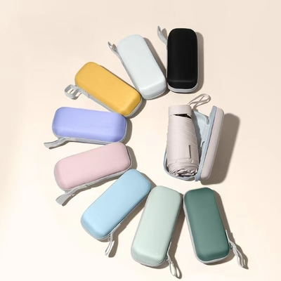 Оптовая Mini Umbrella UV Block 6 сложной картонной сумки с зонтиком легко носить двойной использованный крошечный зонтик